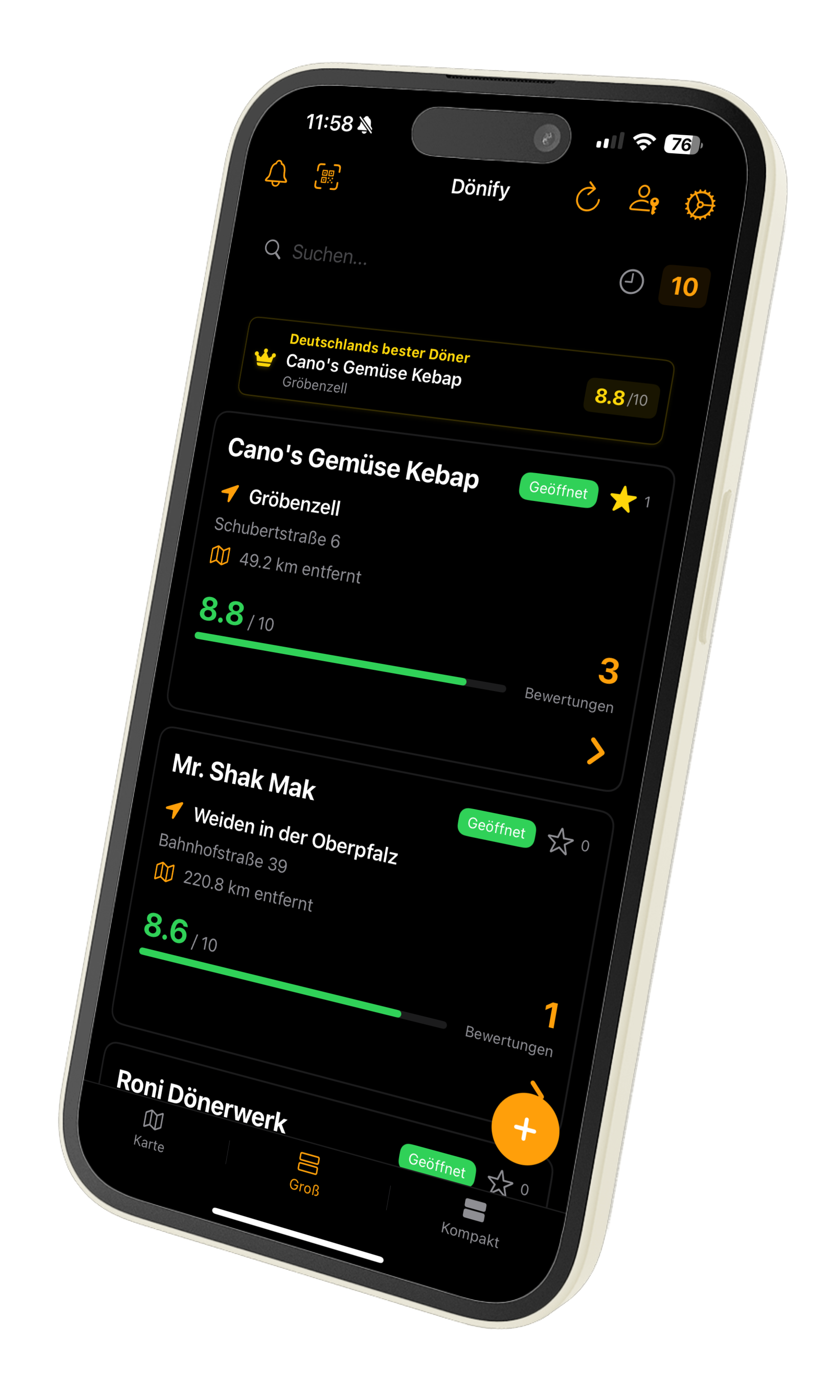 Entdecke Döner-Läden